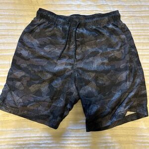 George Men's Athletic Shorts - Black Camo